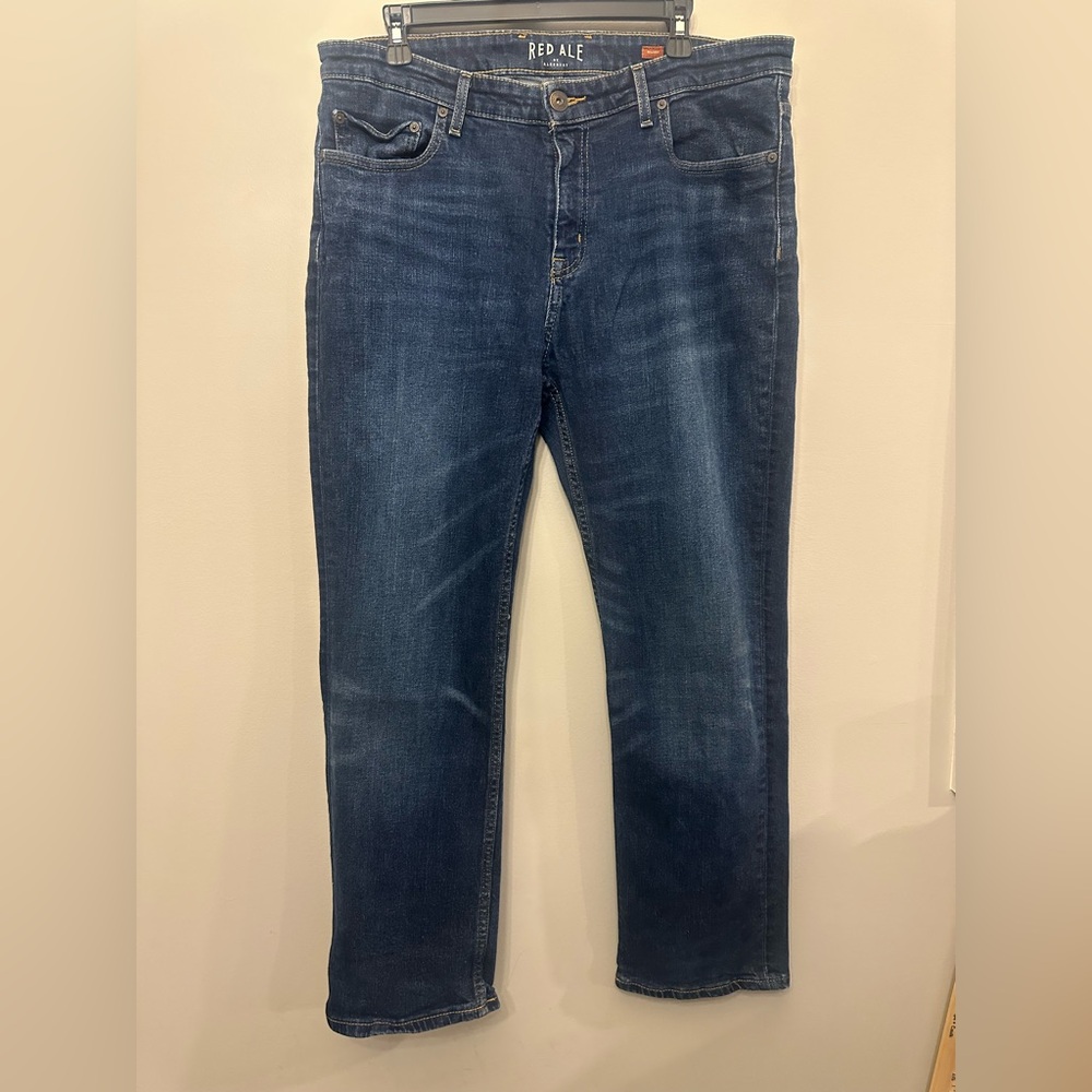 Red Ale By Alesbury Relaxed Blue Jeans Size 34 X 30